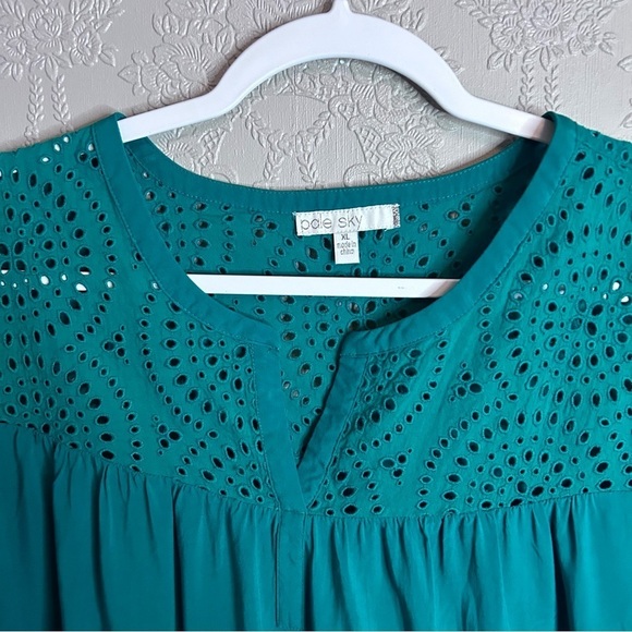 Pale Sky green blouse XL great condition - Picture 2 of 4